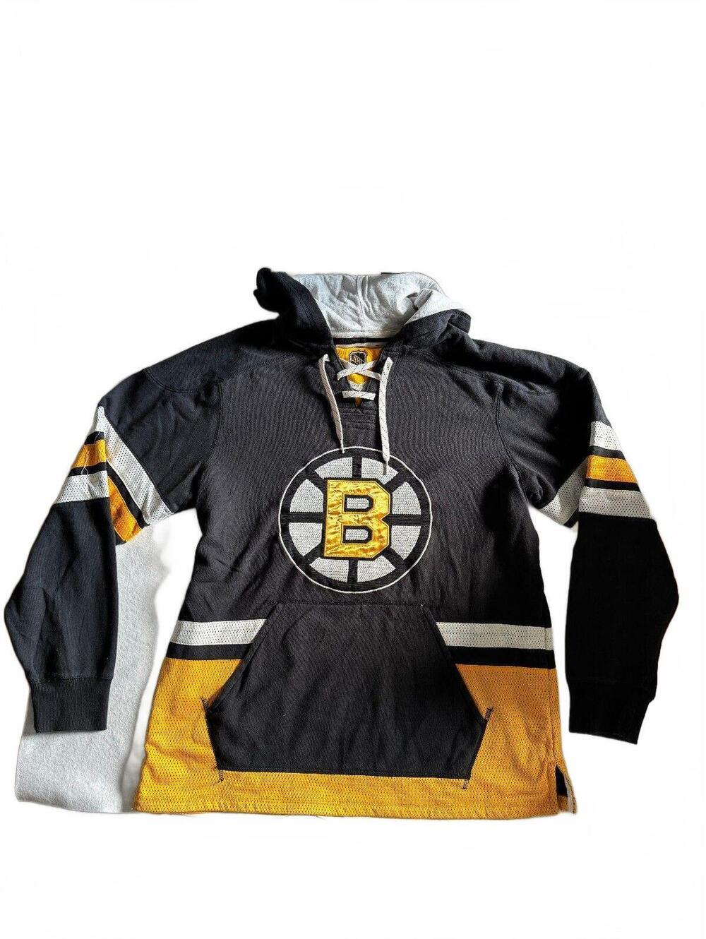 CCM Boston Bruins Hockey Pullover Hoodie Size L